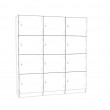 Lockers 12 Doors - bank of 4 x high & 3 x Wide
